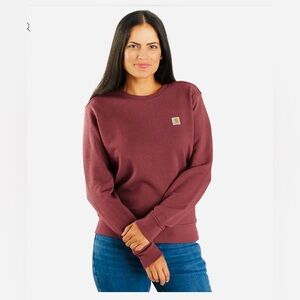 Carhartt Women's Maroon Sweatshirt